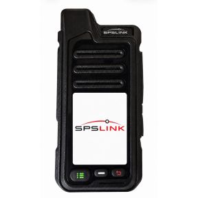 SPSLink Go compact push to talk radio, front view