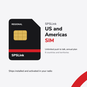 SPSLink Regional SIM: unlimited push to talk plan for the United States, Canada and the Caribbean