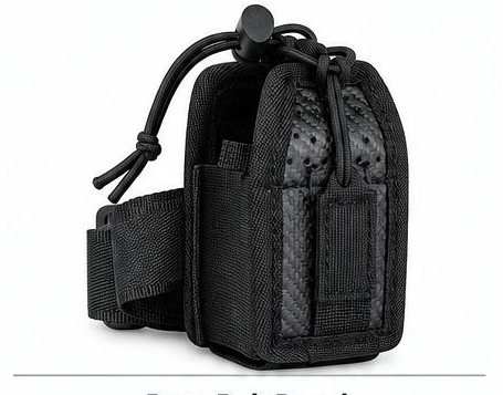 SPSLink black duty belt pouch for handheld radios
